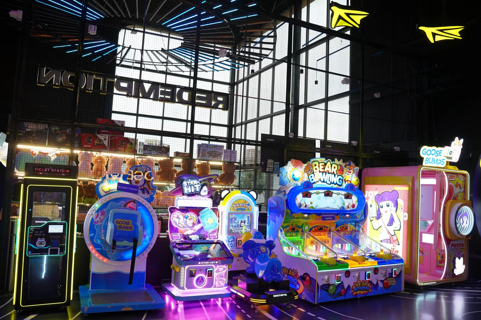 arcade game zone for adults